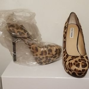 Leopard Platform Heels